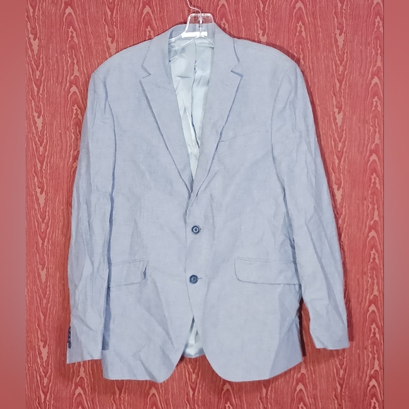 KENNETH COLE REACTION Blue Formal/Dinner/Wedding Button Suit Jacket Mens 40R 33W